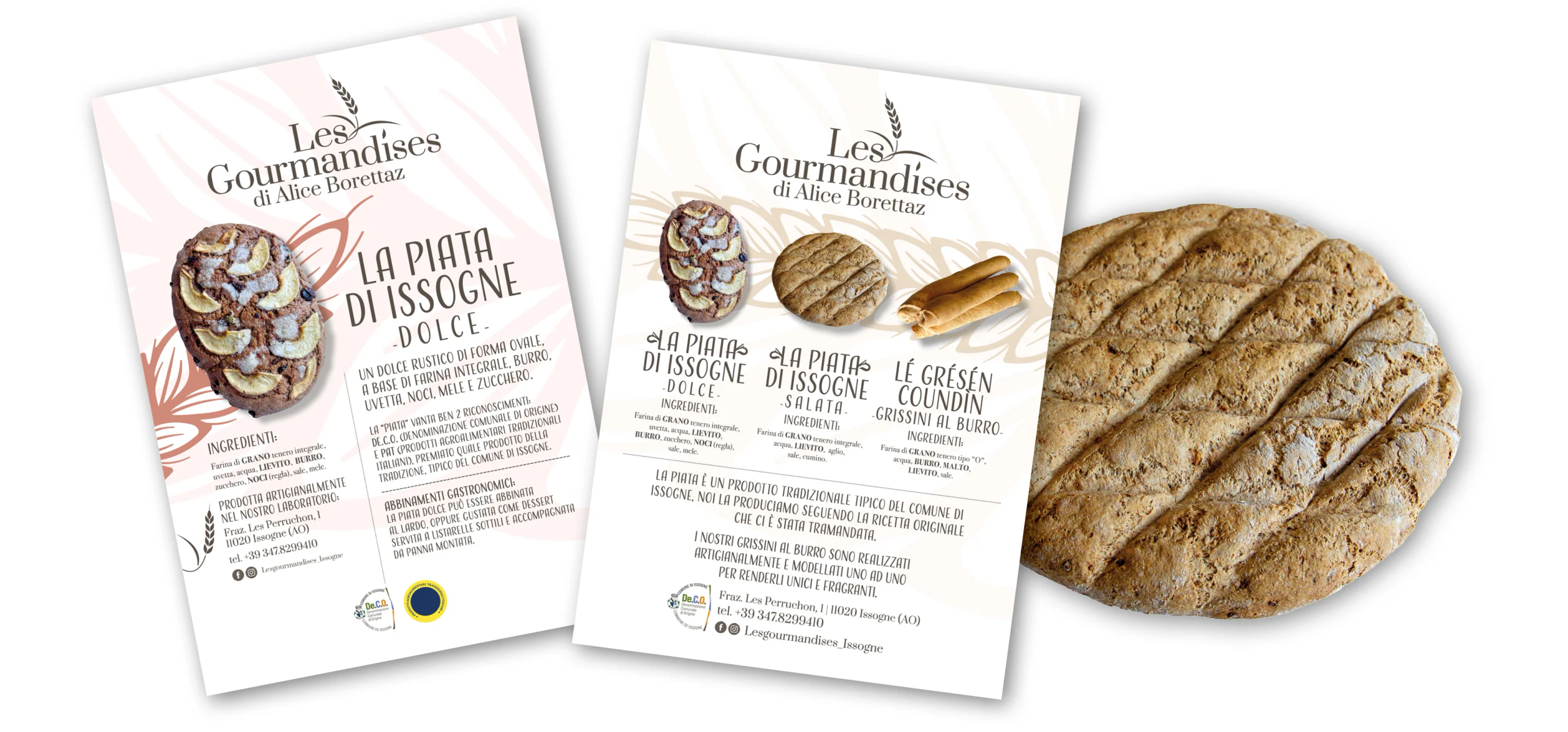 Les Gourmandises , applicazione della palette colori